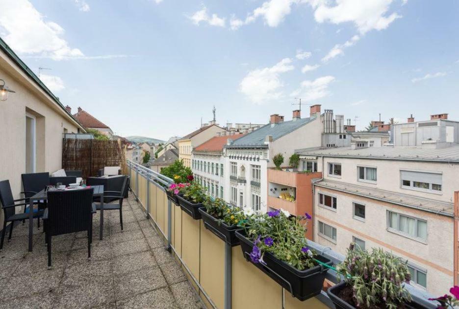 Apartment Visit Vienna Roof Terrace Morning Sun المظهر الخارجي الصورة